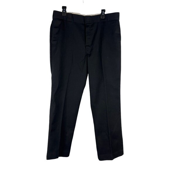 Dickies 874 Original Fit Work Pants Mens 38x29 Black Cotton Blend Dressy Neutral - Picture 1 of 9